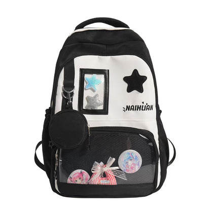 Kreativer transparenter Front-Rucksack Brehn