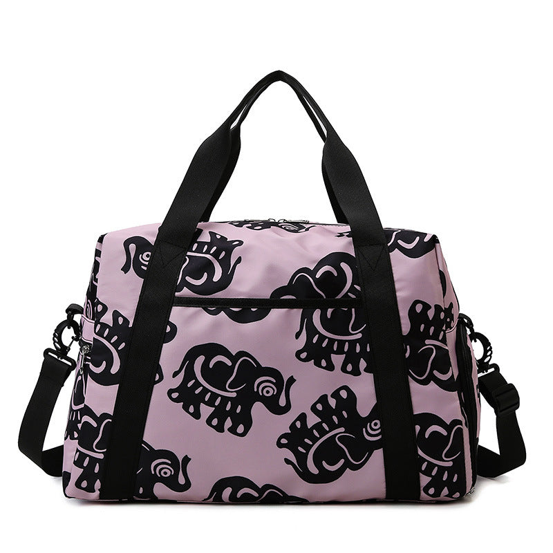 Sportliche Reisetasche mit Verspieltem Elefantenmuster Brehn
