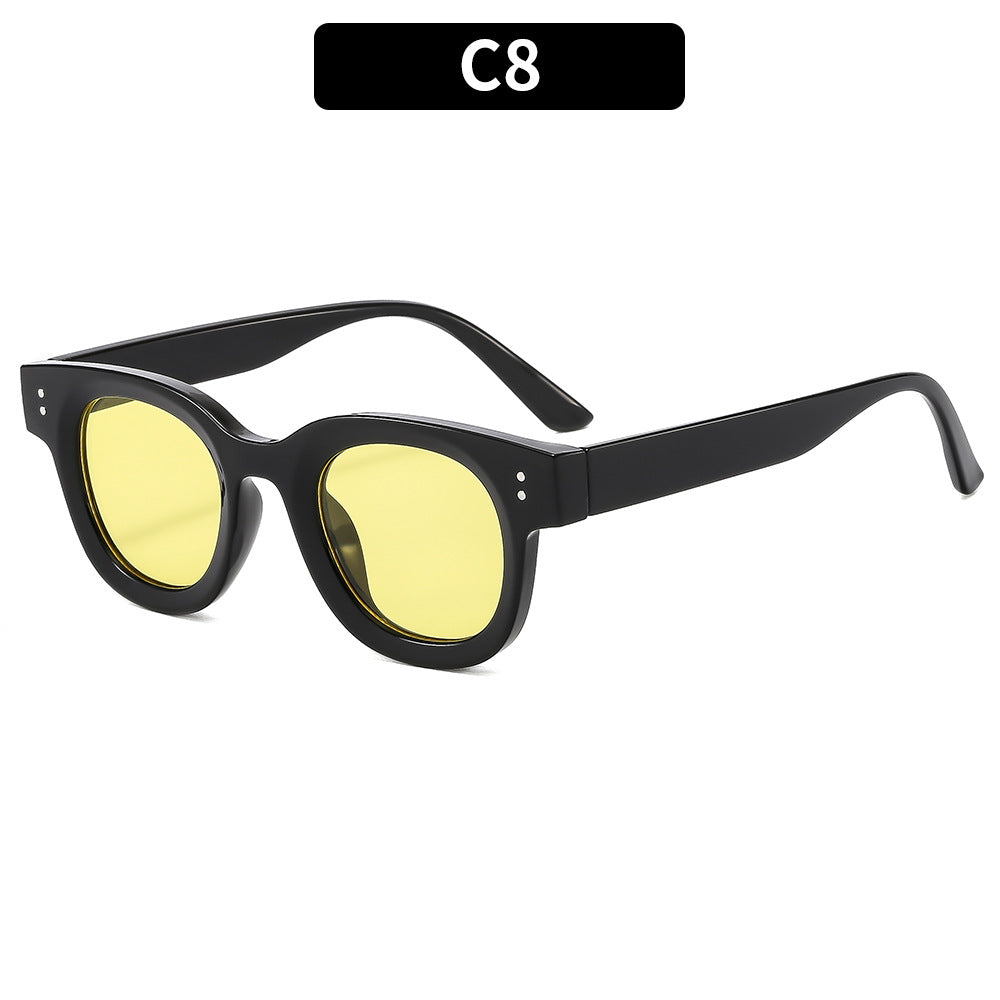 Modische Retro Quadrat Sonnenbrillen