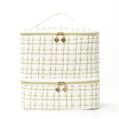 Kosmetik-Organizer-Tasche mit Elegantem Gewebe Brehn