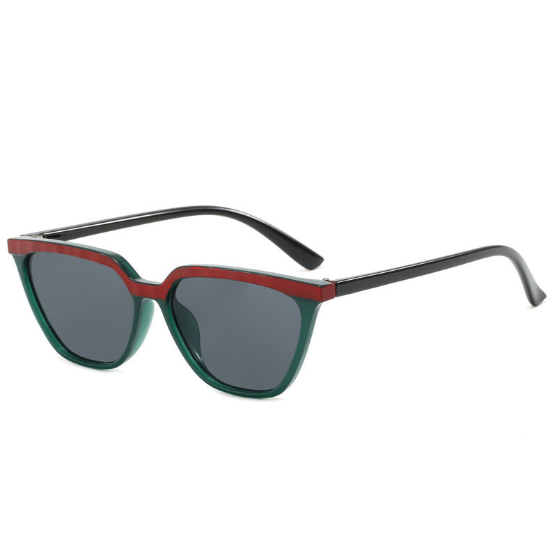 Damen modische Sonnenbrille mit geometrischem Rahmen Brehn