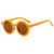 Damen ausgefallene runde Sonnenbrille Brehn