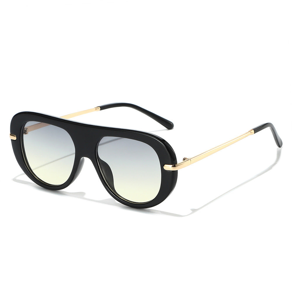Futuristische Übergroße Shield Sonnenbrille Brehn