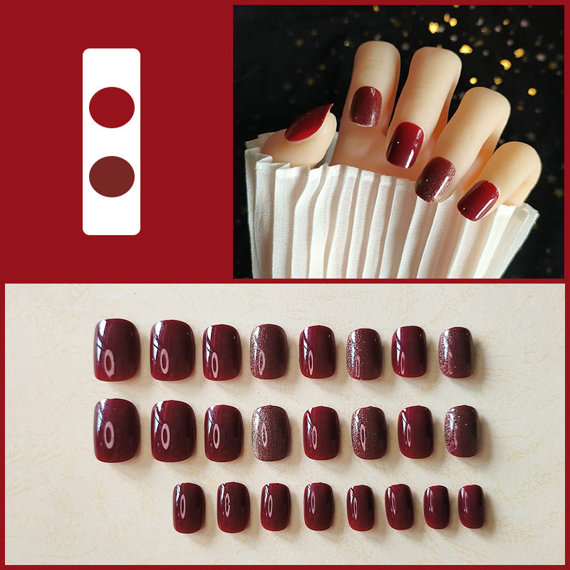 Artistic Floral Press-On Nagel Set  1791804112