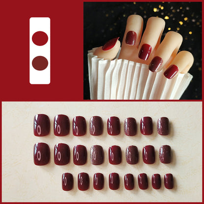 Artistic Floral Press-On Nagel Set  1791804112