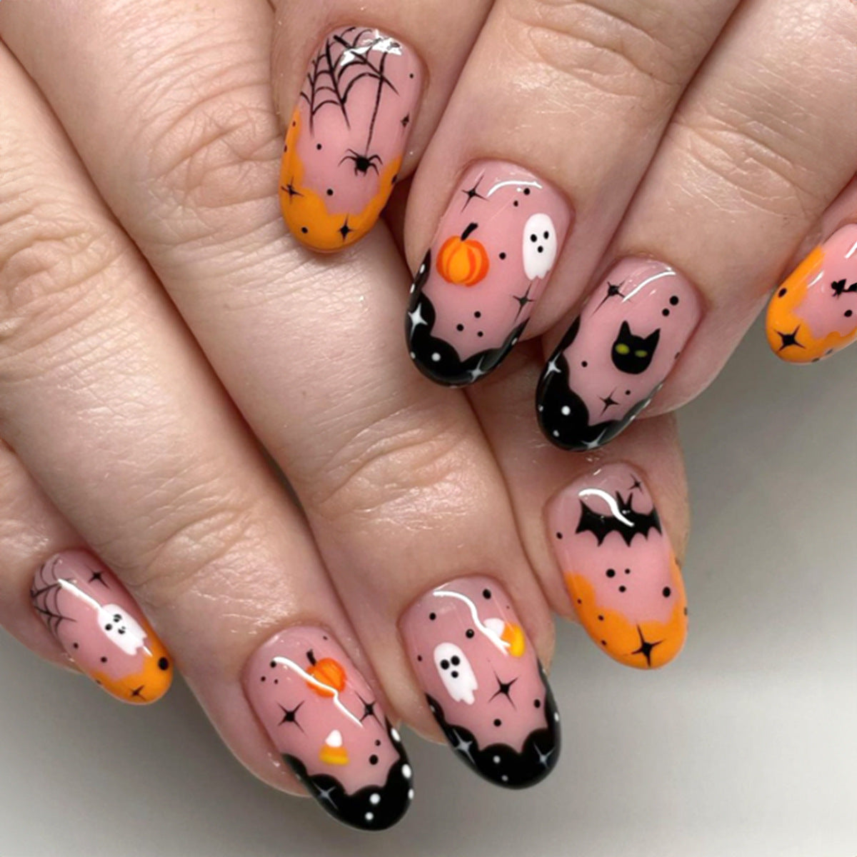 Halloween-Themen Press-On-Nagelset Brehn 1788495966