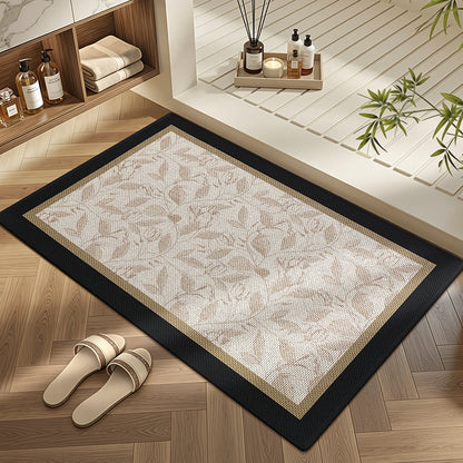 Elegante Blumendruck Badematte Brehn