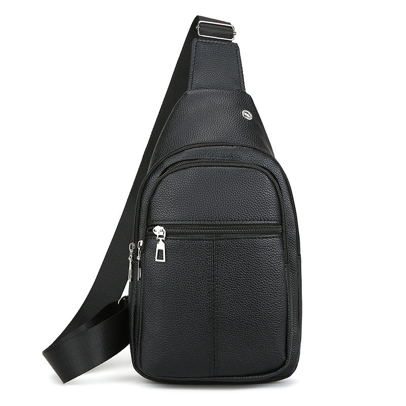 Premium Leder Sling Rucksack Brehn