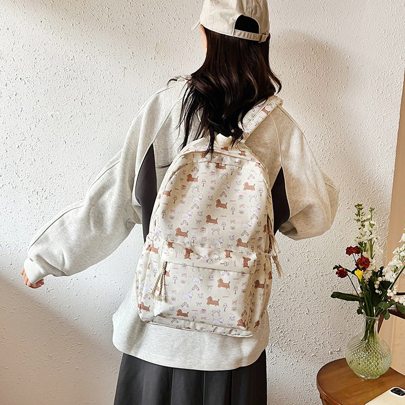 Verspielter Tierdruck Rucksack Brehn