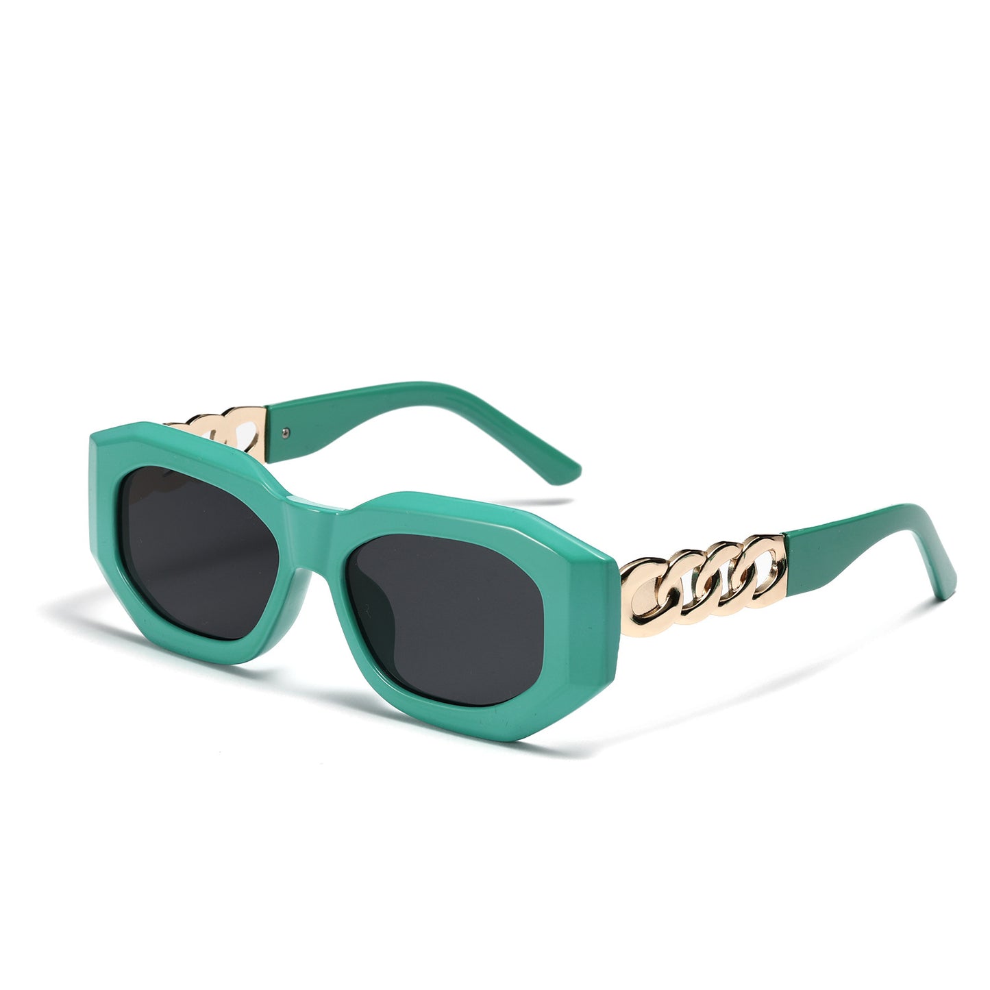 Damen modische Sonnenbrille mit luxuriösem Kettenrahmen Brehn