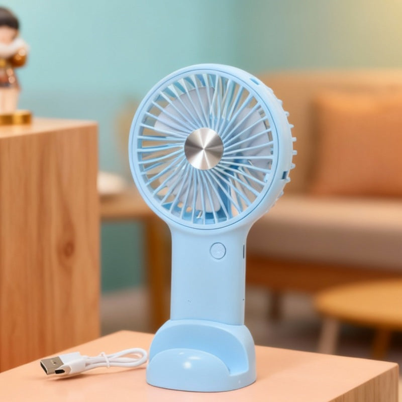 Damen tragbarer USB Tischventilator mit flexiblem Neigungsmechanismus Brehn