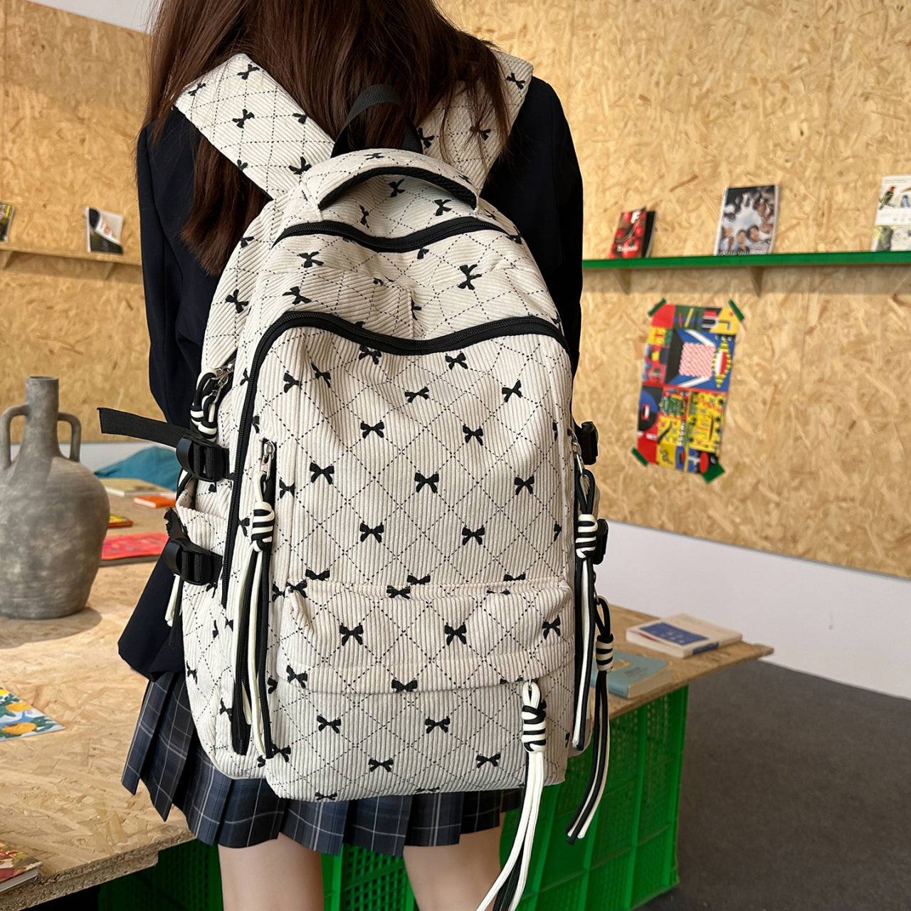 Stylischer gesteppter Rucksack Brehn