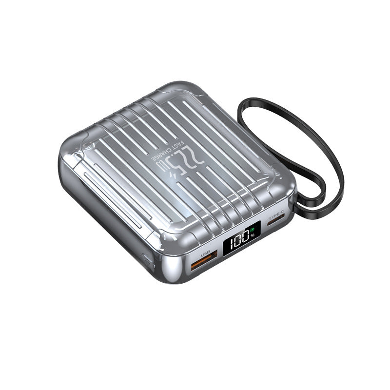 Tragbare Powerbank mit innovativer Schnellladefunktion und ergonomischem Design Brehn
