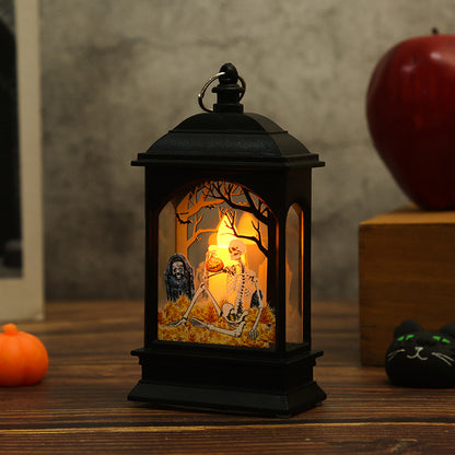 Nostalgische Laterne mit Halloween-Motiv Brehn