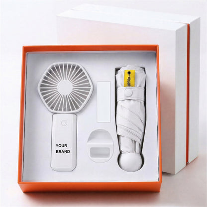 Unisex Tragbares Ventilator- und Trinkflaschen-Set Brehn