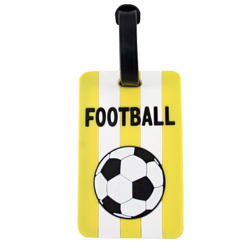 Fußball-Themen Gepäckanhänger Brehn