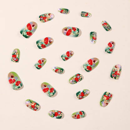 Florale Garten 3D Nail Art Extensions Brehn