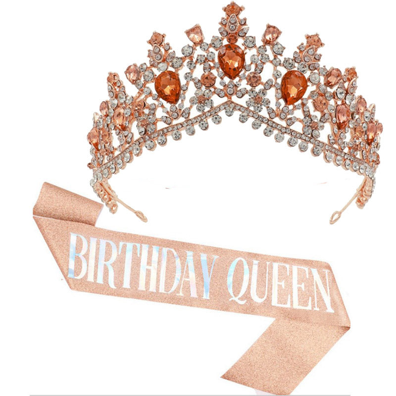 Damen Krone und Sash-Set Brehn