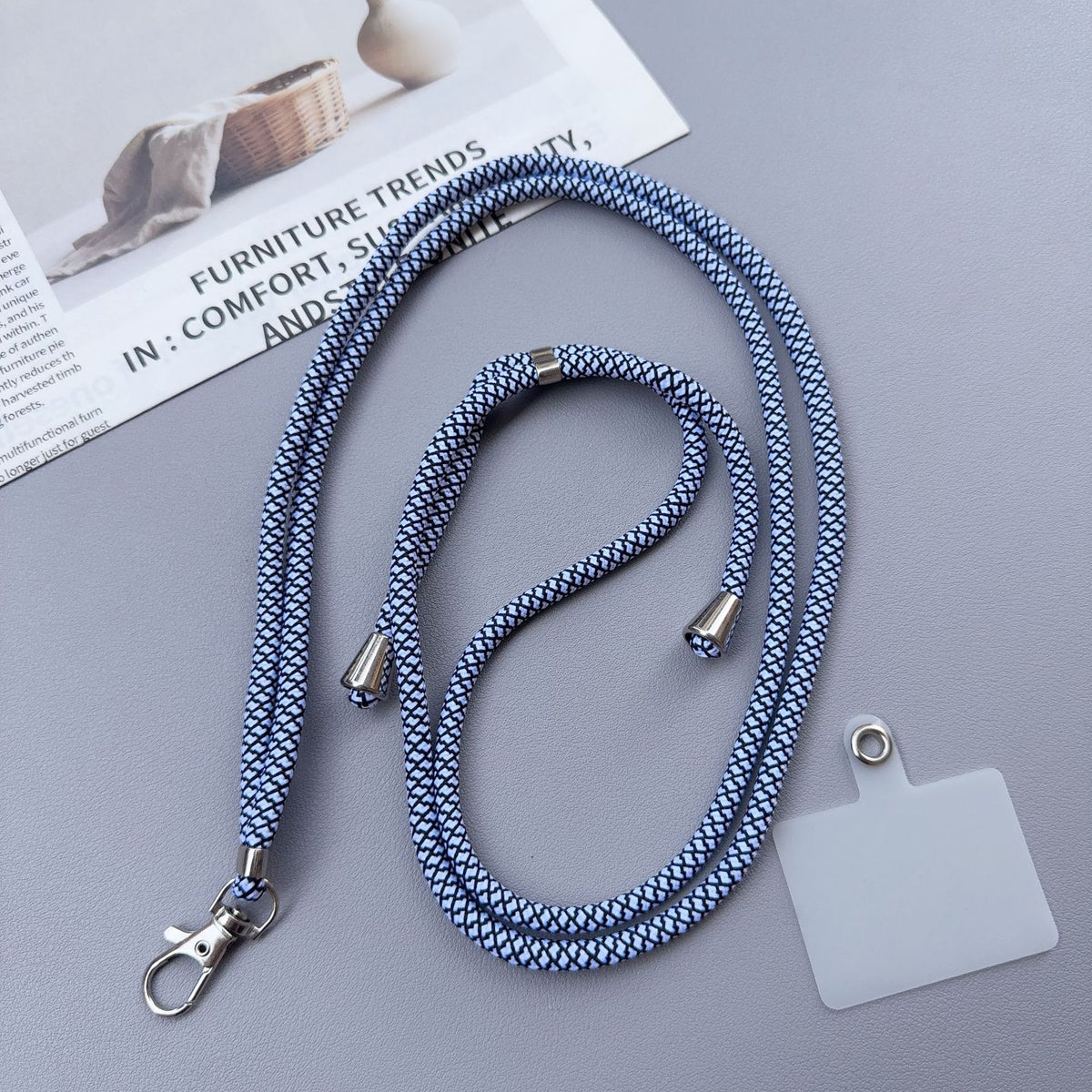 Geflochtenes Band mit Gravurclip Brehn