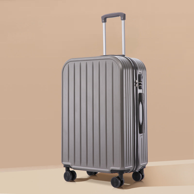 leichgewichtiger ABS Hartschalen Spinner Koffer mit teleskopischem Griff und passender Kosmetiktasche Brehn