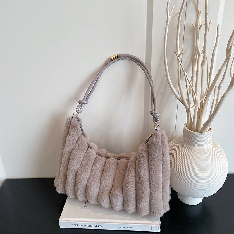 WoPlush Textur Abendtasche Brehn