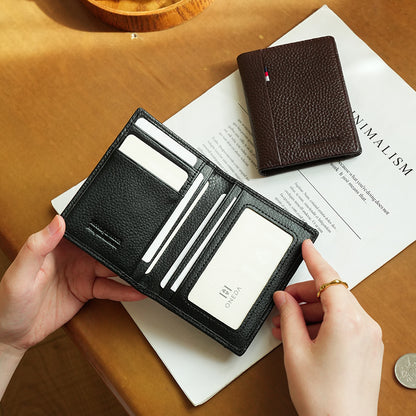 Kompakter Texturiertes Leder Kartenhalter