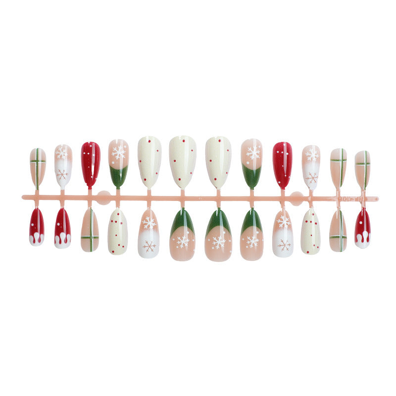 Festliches Themen-Press-On-Nagelset Brehn