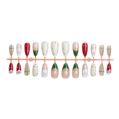 Festliches Themen-Press-On-Nagelset Brehn