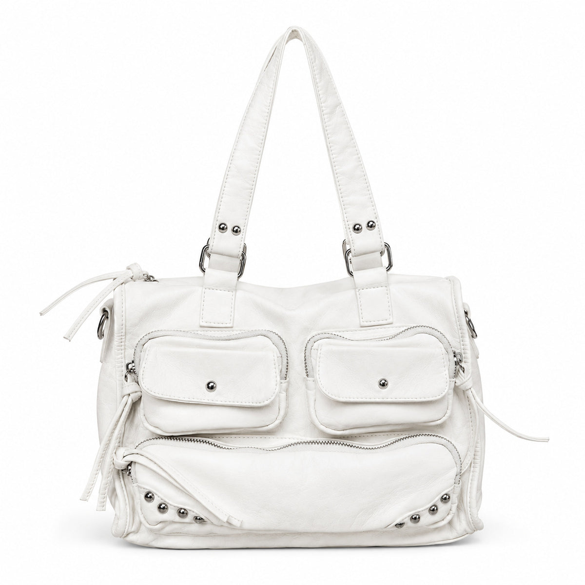 Multitaschen-Leder-Satteltasche