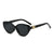 Elegante Katzenaugen-Sonnenbrille
