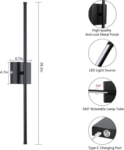 Minimalistische LED-Wandlampe