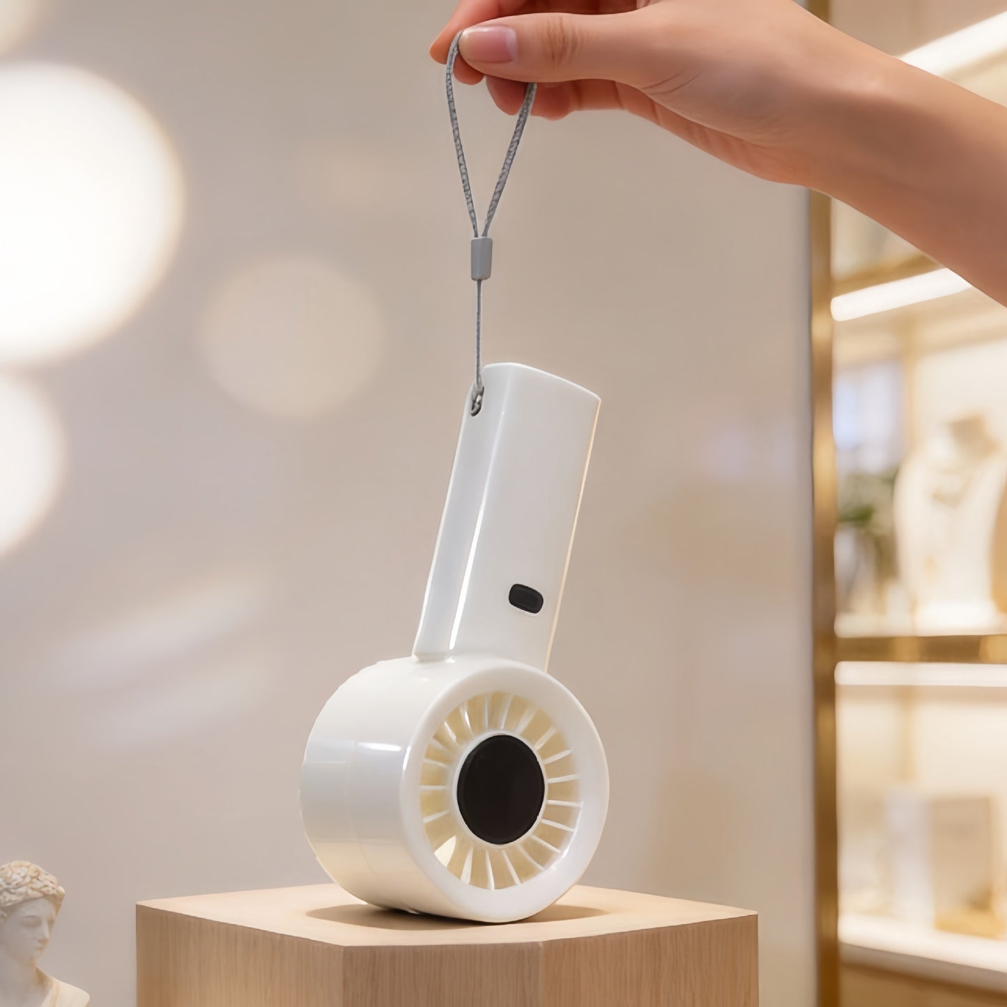 Damen Tragbarer Mini-Lüfter mit USB-Ladefunktion Brehn