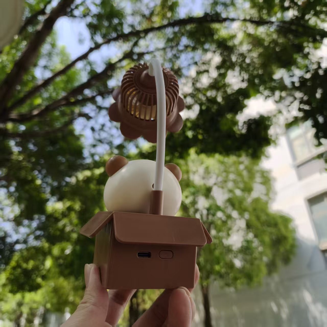 Unisex Dekorativer Tischventilator mit Tiermotiv Brehn