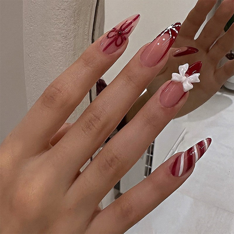 Gradient Style Press-On Nails mit Schließset Brehn