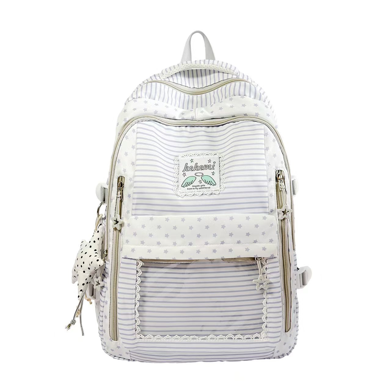 Stylische gestreifte Rucksack Brehn