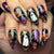 Kunstnägel mit kreativem Halloween-Motiv Brehn