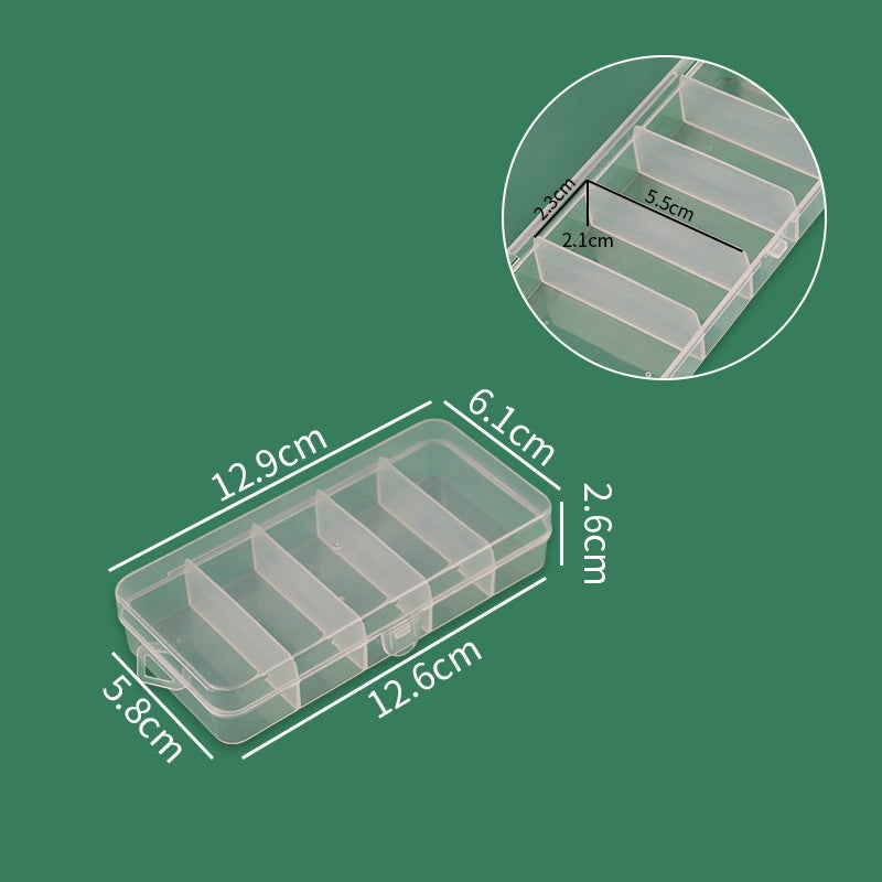 Klarer Mehrfach-Behälter Speicherbox Brehn
