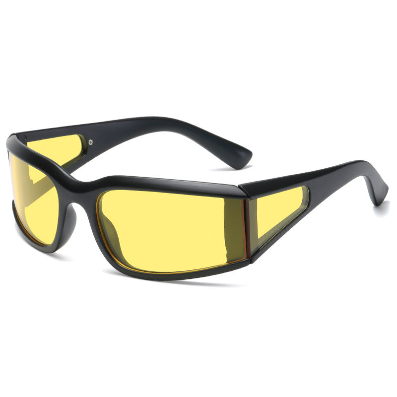 Damen Sportsonnenbrille mit besonders ergonomischem Design und seitlichem Blendschutz Brehn