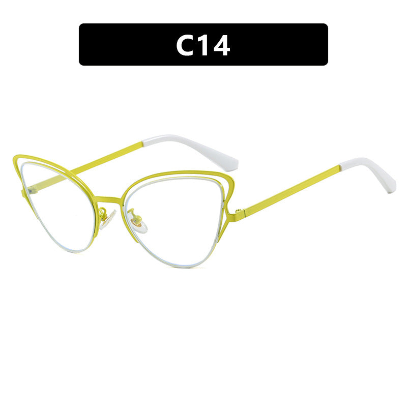 Damen Cat-Eye Brille mit edlem Metallrahmen und komfortabler Passform Brehn
