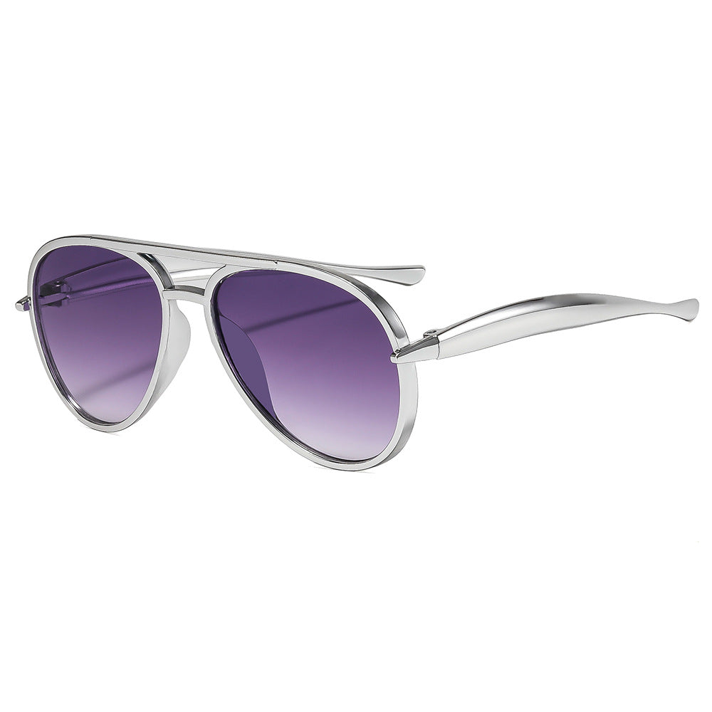 Herren Premium Metallrahmen Aviator Sonnenbrille Brehn