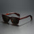 Damen quadratische Sonnenbrille mit markantem Schildpatt-Muster Brehn