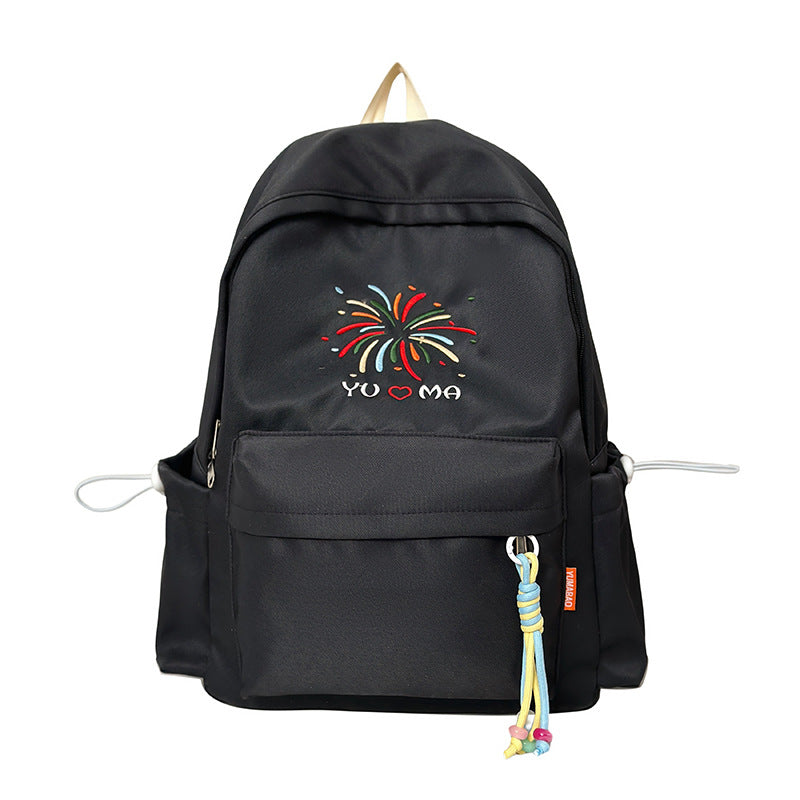 Lässiger bestickter Rucksack