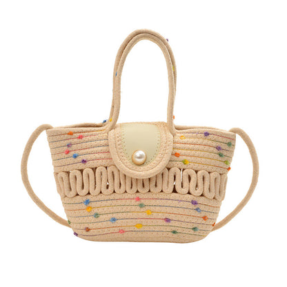 WoCharming Gewebte Mini Tote Bag Brehn