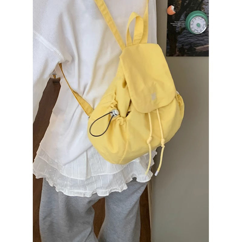 Lässiger kariert Drawstring Rucksack Brehn