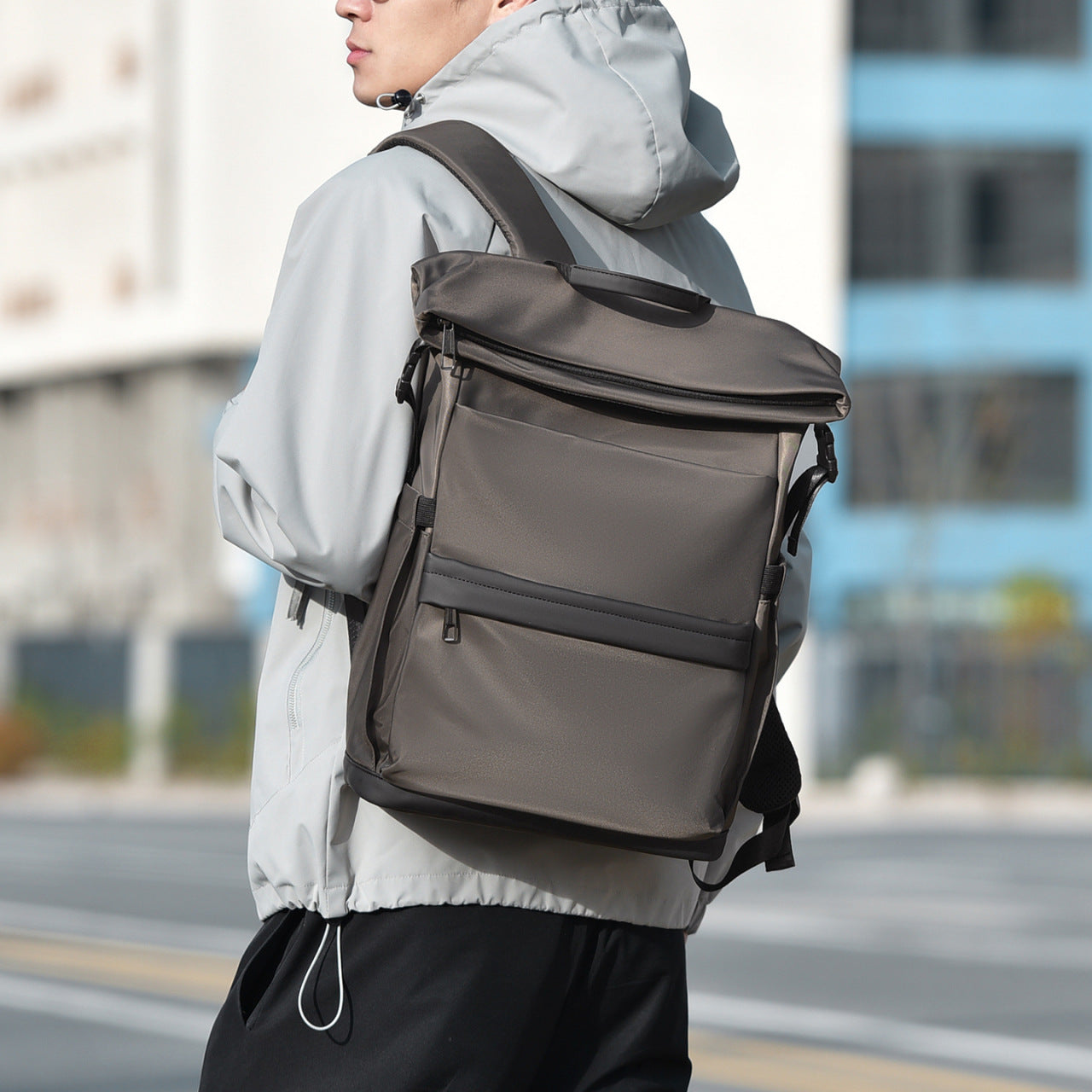 Wasserdichter Rolltop Rucksack Brehn