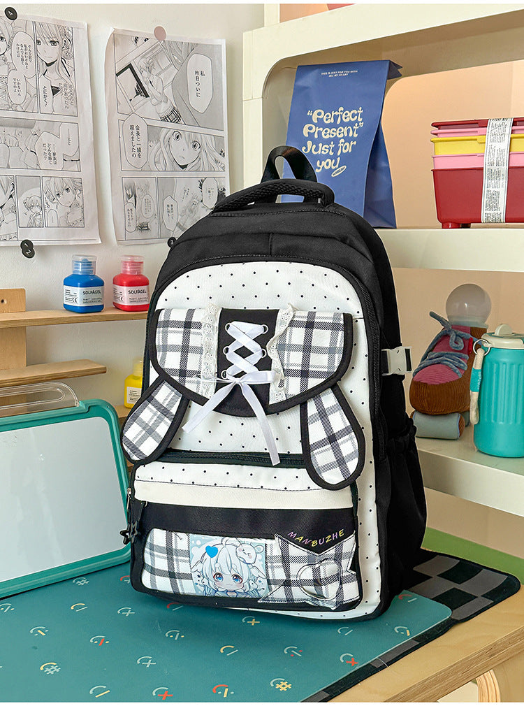 Stylischer Grafikdesign-Schulrucksack