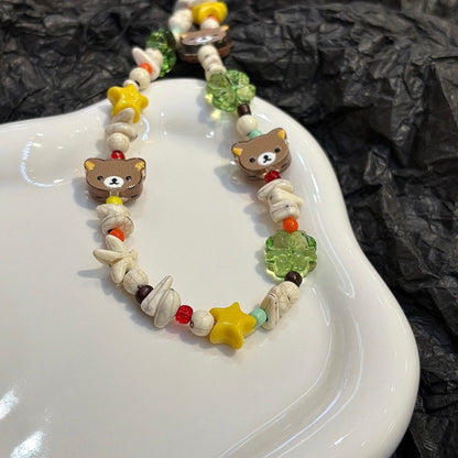 Verspielt Thema Charm Halskette Brehn