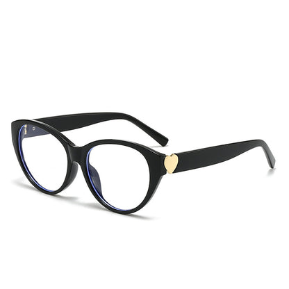 Damen Cat-Eye Sonnenbrille mit Herzmotiv Brehn