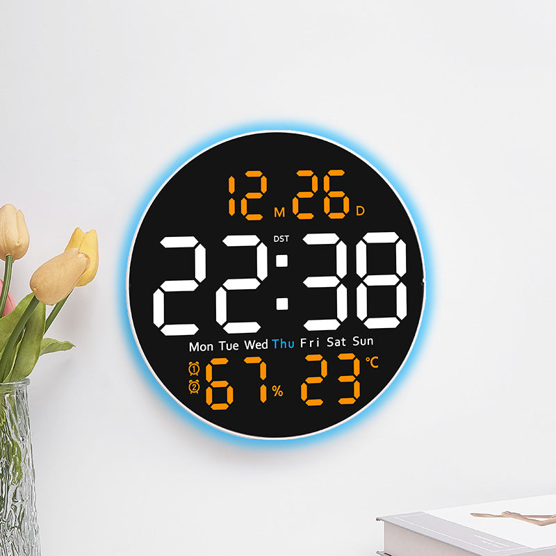 Digitaler LED-Wecker mit Hygrometer und Temperaturanzeige Brehn