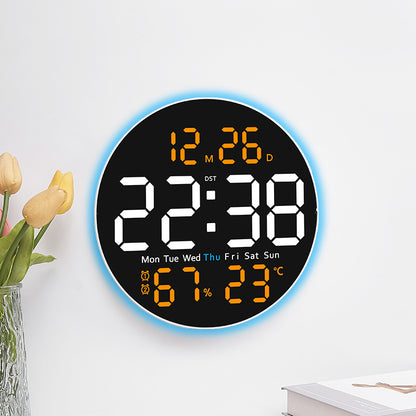 Digitaler LED-Wecker mit Hygrometer und Temperaturanzeige Brehn
